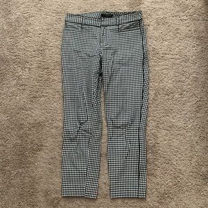 Banana Republic Sloan black and white Pants